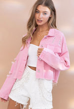 Load image into Gallery viewer, Off White Rhinestone Fringe Denim Shorts